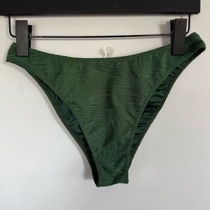 NWT Kenny Flowers Costa Rica Palm Jacquard Sporty Bikini Bottom Size Large